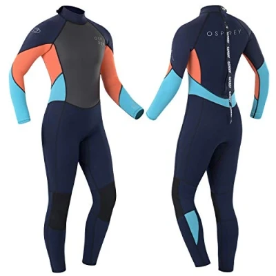 Image of Osprey Womens Full Length 3mm Summer Wetsuit, Adult Neoprene Surfing Diving Zero, Coral, XS