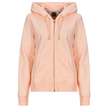 Image of Superdry Women&#039;s Essential Logo Zip Hoodie Sweatshirt, Camping Pink, UK 10