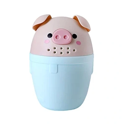 Image of KANKOO Baby Shampoo Cup Bathroom Accessories For Children Bathing Hair Rinser Wash Bath Jug Washing green