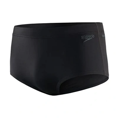 Image of Speedo Men&#039;s ECO Endurance+ 17cm Swim Briefs Chlorine Resistant Recycled Fabric Fitness Training Holiday Speedos, Black, 28