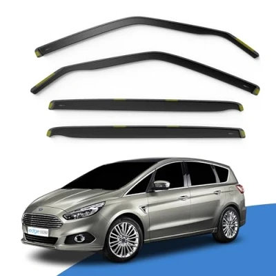 Image of EdgeVisors Wind Deflectors Set Fits: Ford S Max MK3 2016 2023 5 Door MPV 4pc