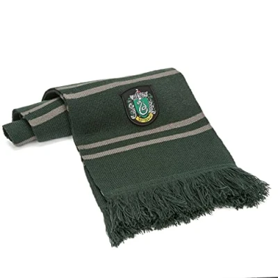 Image of Cinereplicas Harry Potter Scarf Ultra soft Officially licensed Slytherin 190 cm Green &amp; Grey