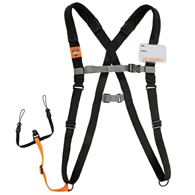 Image of Ergodyne Squids 3138 Barcode Scanner Padded Harness, Tethering Lanyard for Bar Code Scanners, Breakaway Design