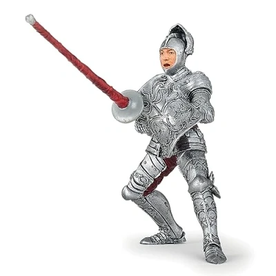 Image of Papo MEDIEVAL FANTASY 39798 Knight in Armour Figurine, Multicolour
