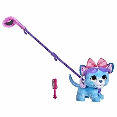 Image of furReal Rockalots Musical Interactive Walking Puppy Toy: 3 Fun Songs, Sound Effects, Themed Accessories, Ages 4 and Up