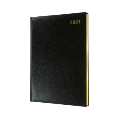 Image of Collins Debden Management 2024 Diary Quarto Business Week to View (Appointments) Planner and Organiser January December Weekly Black QB7.99 24