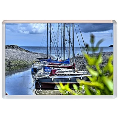 Image of Porlock Exmoor Somerset Jumbo Fridge Magnet