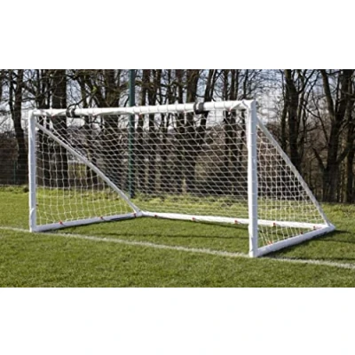 Image of Samba 12&#039; x 6&#039; Fold a Goal with Locking System Football Goal, White