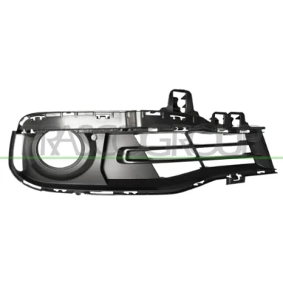 Image of 51117396878 Bumper Grill PRASCO BM0312123 Right Front Grained BMW: 3 Saloon, Touring