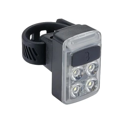 Image of BBB Cycling Slide USB Rechargeable Bike Light Front I Bicycle LED Flexible Strap Attachment Visibility Headlight BLS 235