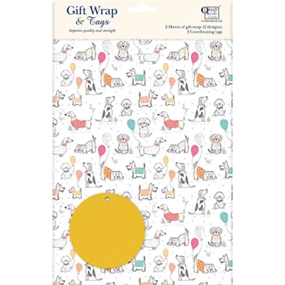 Image of Gift Wrap &amp; Tags Dogs