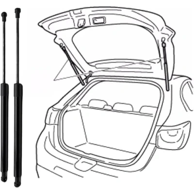 Image of Lqmltsy Hydraulic Gas Struts Springs for Hyundai Getz (TB) Hatchback 2002 2008(OEM 817701C001) 48.3cm,Support System Car Tailgate Heavy,Duty Shock Rear Boot