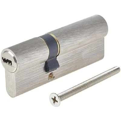 Image of Yale 110723030042202 CS10 Double Clutch High Security Cylinder, Nickel Plated