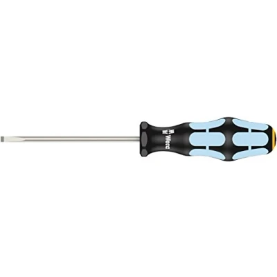 Image of Wera 05032003001 0.8 x 4 100 mm 3335 Stainless Steel Screwdriver for Slotted Screws Silver