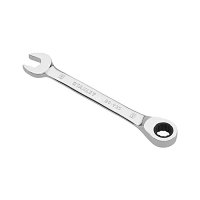 Image of Stanley 4 89 935 Combination Spanner with Ratchet, Silver, 9 mm