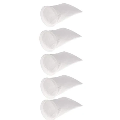 Image of POFET 5pcs 200 Micron Fish Tank Aquarium Marine Sump Felt Pre Filter Socks Bags 100um