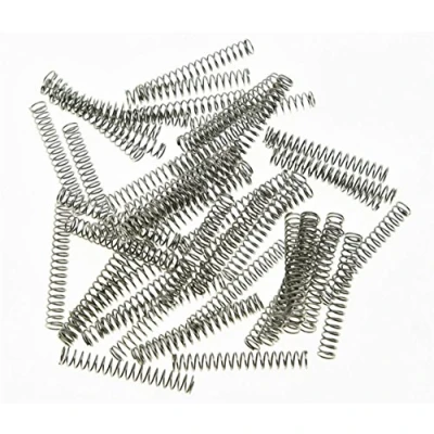 Image of 50x Nickel Long Size Humbucker Pickup Spring Mounting Springs 33mm