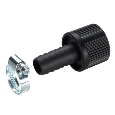 Image of Gardena Suction Hose Connector Piece 19 mm (3/4 Inch ) Pump Connection with the Clamp to Vacuum Tight (1723 20)