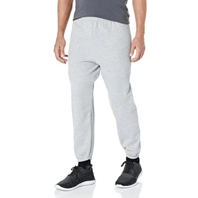 Image of Jerzees Men&#039;s Adult Elastic Bottom Sweatpants, Heather, X Large