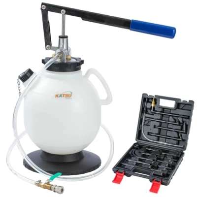 Image of KATSU Tools 7.5L Manual Transmission Fluid Transfer Pump Kit, ATF Oil Dispenser and Liquid Extractor with Filler Adapters Refill System Kit 450836