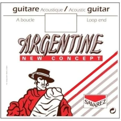 Image of Savarez single string for acoustic guitar Argentine G3w .022w Extra Light 1013 with loop end (from set 1510)
