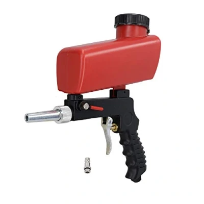 Image of Pot Air Sandblaster Kit Grit Shot Sand Blaster Rust Paint Remover Removal Tool