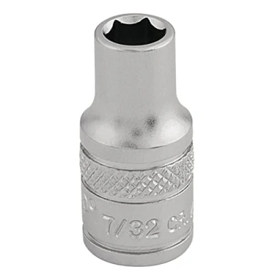 Image of Draper Imperial Socket, 1/4&quot; Sq. Dr., 7/32&quot;