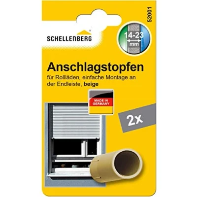 Image of Schellenberg Stopper Pack of 2 Plugs, Beige, 52001