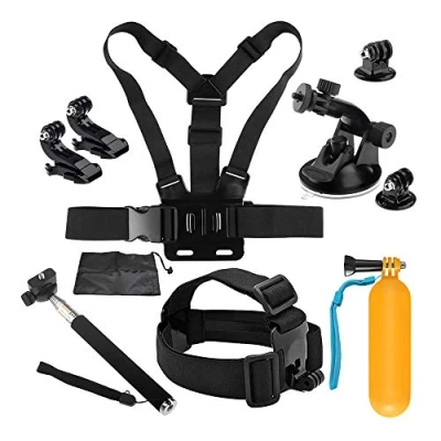 Image of D&amp;F 10 in 1 Outdoor Action Camera Accessories Kit for Gopro DJI OSMO Cam Crosstour AKASO Campark and other