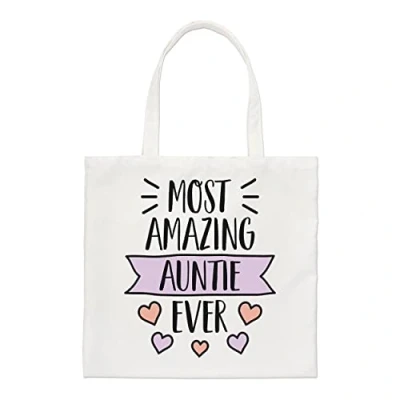 Image of Most Amazing Auntie Ever Regular Tote Bag
