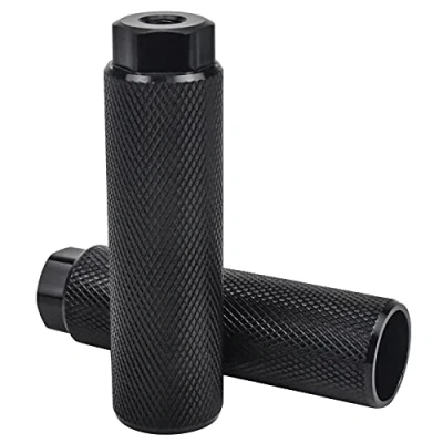 Image of NiceLand Universal Bike Pegs,2pcs Aluminum Alloy Pegs for BMX Mountain Cycling Rear Stunt Black