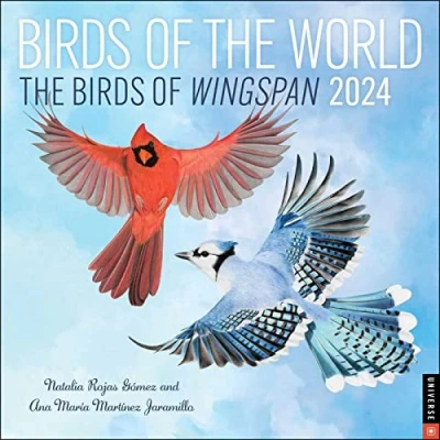Image of Birds of The World: Wingspan 2024 Wall Calendar