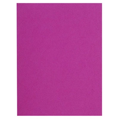 Image of Exacompta Ref 150020E Forever Collection Flash Square Cut Folders 220 x 310mm in Size, Suitable for A4 Documents, 80gsm Recycled Paper Fuchsia (100 Pack)