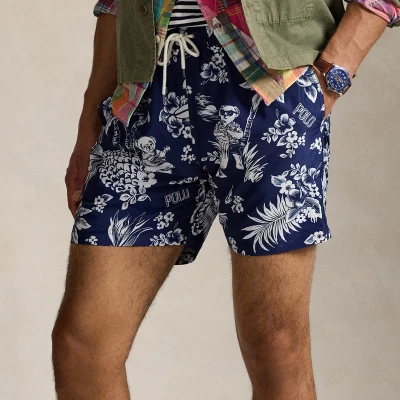 Image of POLO Ralph Lauren 5.75 INCH Traveler bear SWIM Trunk Swimming shorts, Men&#039;s, Size: XXL, Two tone