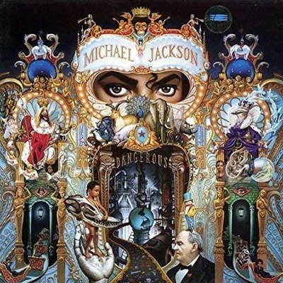 Image of Michael Jackson.Dangerous. Iconic Album Cover Poster Various Sizes (A2 Size 42 x 61 cms)