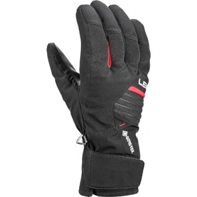 Image of LEKI Vision GTX Gloves, Black Red, EU 8.5
