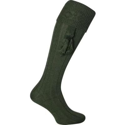 Image of JACK PYKE Plain Shooting Socks Green 8 to 11 UK