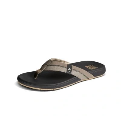 Image of Reef Men&#039;s Cushion Phantom 2.0 Sandal, Fossil/Raven, 9