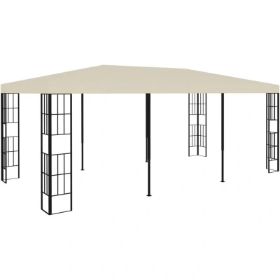 Image of vidaXL Gazebo 3x6 m Cream