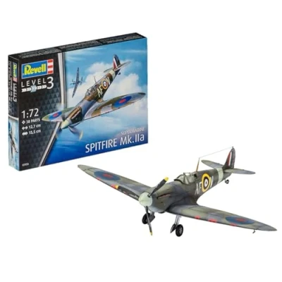 Image of Revell 03953 Spitfire Mk.IIa 1:72 Scale Unbuilt/Unpainted Plastic Model Kit