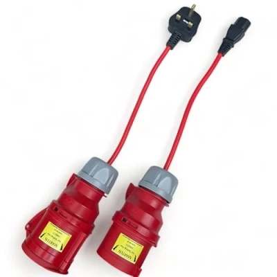 Image of Marten® 415V 32A 5 Pin Adapter Set for PAT Testing 3 Phase