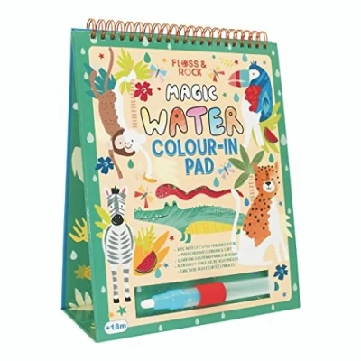 Image of Floss &amp; Rock 43P6393 Jungle Magic Color Changing Watercard Easel and Pen