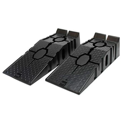 Image of XPOtool Heavy Duty Car Ramp Set, 2 Ramps for Cars and Vans with a max. Capacity of 2.5 t