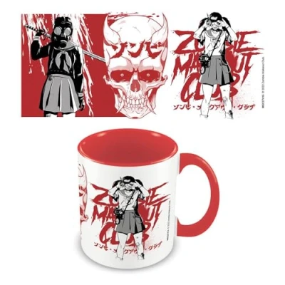 Image of Pyramid International MGC27416 Zombie Makeout Club Ceramic White and Red Mug, Demon Skull Design, 11oz Capacity