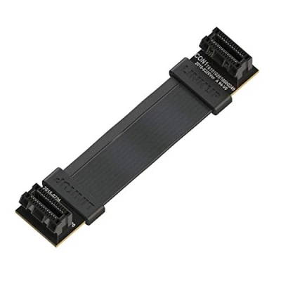Image of LINKUP Flexible SLI Bridge GPU Cable Extreme High speed Technology Premium Shielding 85 ohm Design for NVIDIA GPUs Graphic Cards┃NOT compatible with AMD or RTX 2000/3000 [6cm]