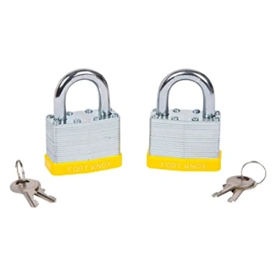 Image of Fort Knox 77015 50 mm Laminated Keyed Alike Padlocks, Silver