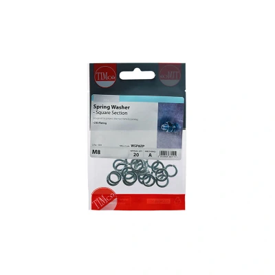 Image of 11x TIMCO Spring Washers Zinc WSP8ZP Pack of 20