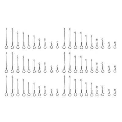 Image of 60pcs Fly Tying Material Fish Skull Articulated Shank Spine DIY Toolcoding/240