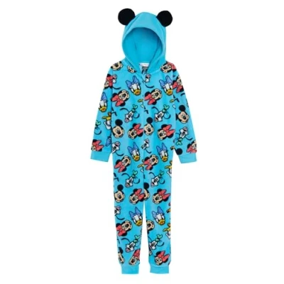 Image of Disney Mickey Mouse Onesie 9 10 Years Blue