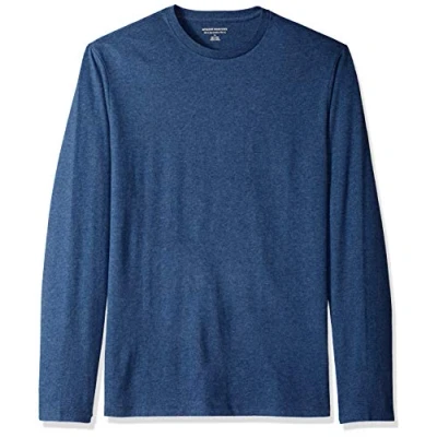 Image of Amazon Essentials Men&#039;s Slim Fit Long Sleeve T Shirt, Blue Heather, XXL